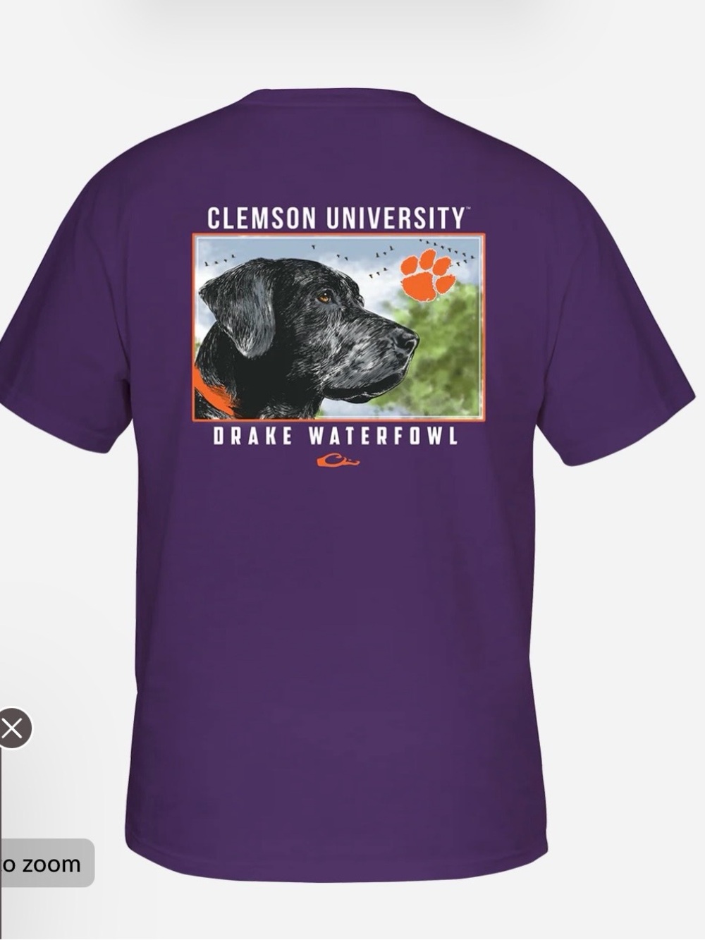 Drake Clothing Company Clemson Tee, NWT